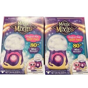 2 X Magic Mixies Mist Refill Pk 80+ Mist Reveals For Crystal Ball & Cauldron